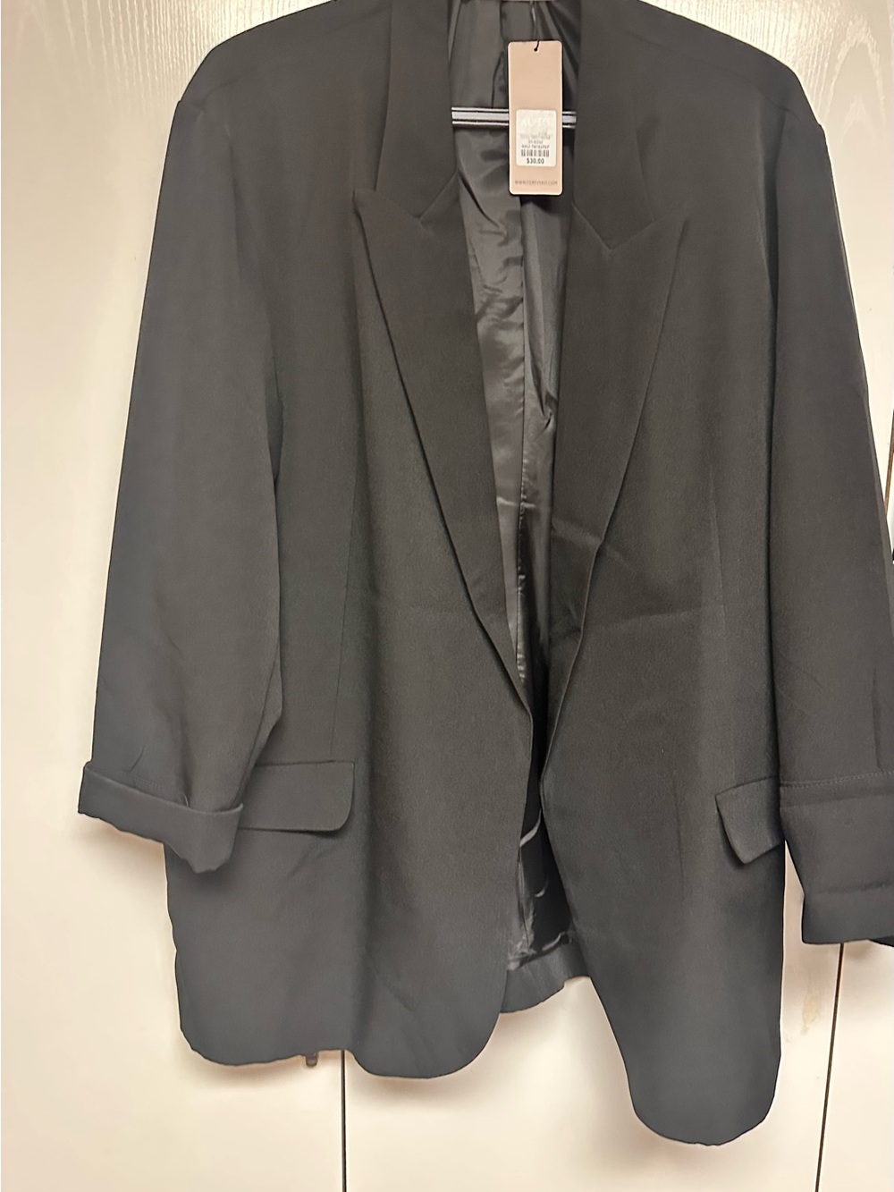 Forever 21 Black Women's Oversized Blazer